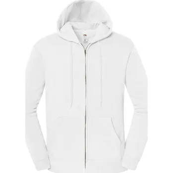 Pánská mikina F.O.L. | Iconic Premium Hooded Sweat Jacket white M Mikina s kapucí