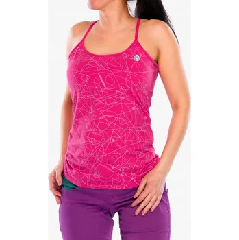 Dámské tričko Dámské lezecké tílko E9 Alya - raspberry XS