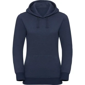 Dámská mikina Russell Athletic | 261F indigo melange XS Dámská melírovaná mikina s kapucí "Authentic"