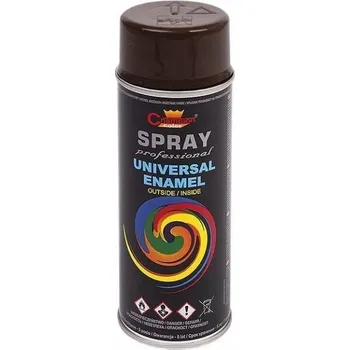 Barva ve spreji Univerzální email ve spreji Professional Champion Color hnědá 400 ml