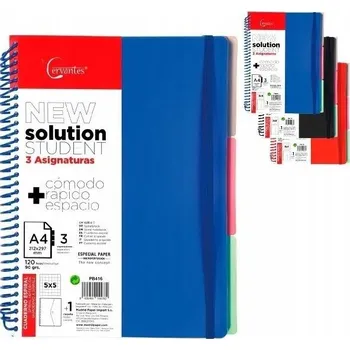 Blok Kroužkový Blok A4 MP , 120 listů, měkká vazba