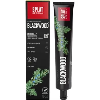zubní pasta Bělící zubní pasta s uhlím bez fluoridu Special Blackwood SPLAT 75 Ml