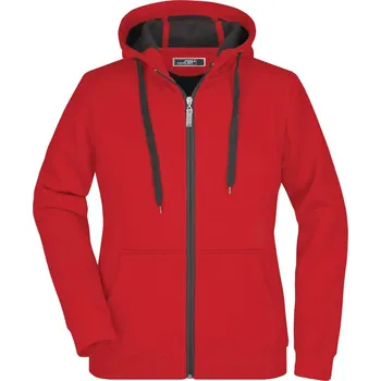 Dámská mikina Daiber | JN 354 red/carbon M Mikina - dámská