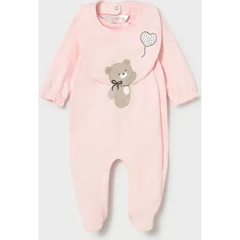 Kojenecký overall Dětský bavlněný overal Mayoral Newborn 1711.2K.Newborn.PPY2 růžová 30X, vel. 70