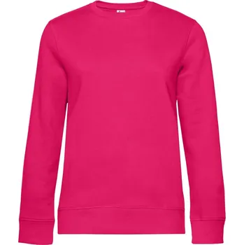 Dámské oblečení B&C | QUEEN Crew Neck_° magenta pink M Mikina - dámská