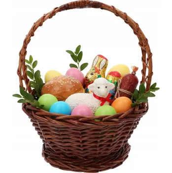 Nákupní košík Proutěný košík hnědý 1 ks