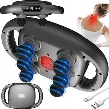 Masážní přístroj MASÁŽNÍ PŘÍSTROJ MASÁŽNÍ PŘÍSTROJ NA TĚLO, MASÁŽ ZAD, MASÁŽNÍ PISTOLE, 6 NÁSTAVCŮ