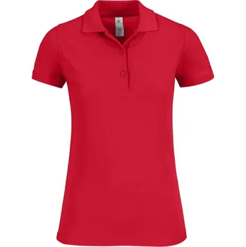 Dámské tričko B&C | Safran Timeless /women red XL Polo - dámské