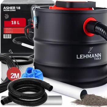 Vysavač na popel Vysavač Lehmann na popel do krbu 1200W HEPA 18L 1200 W