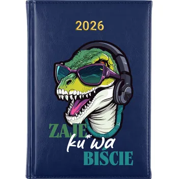 Kalendář Knižkový kalendář 2026 A5 FunnyCase modrý