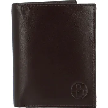 Peněženka Pánská kožená peněženka tmavě hnědá - Bellugio Milton hnědá
