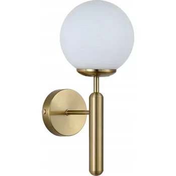 Nástěnné svítidlo Nástěnná lampa moderní nástěnné svítidlo skleněná koule mléčná glamour zlatá