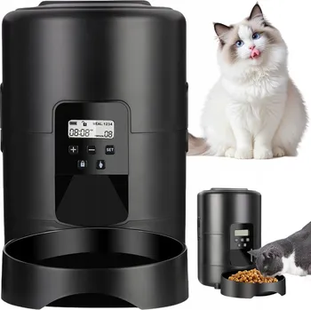 Miska pro psa AUTOMATICKÝ INTELIGENTNÍ DÁVKOVAČ KRMIVA PRO PSA KOČKU ZÁSOBNÍK MISKA 2L