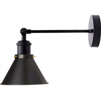 Nástěnné svítidlo Nástěnné svítidlo Ledigo černé matné E27 40 W EW003 simple