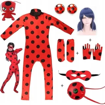 Karnevalový kostým Kostým, sada Beruška Miraculum 140 Cm