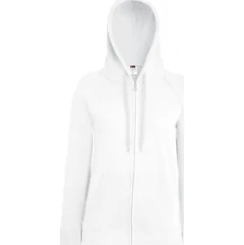 Dámská mikina F.O.L. | Lady-Fit LW Hooded Sweat Jacket white XXL Mikina s kapucí (dámská)