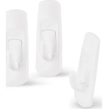 Věšák Plastové věšáky / samolepicí háčky TADAR Quickfix 3 ks