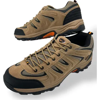 Pánské tenisky Sente Pánské oříškové nadměrné outdoorové tenisky se šněrováním Barva: Oříšková, Velikost: 41