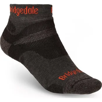 Pánské ponožky Ponožky Bridgedale Hike MW MP Ankle Velikost ponožek: 40-43 / Barva: šedá/oranžová