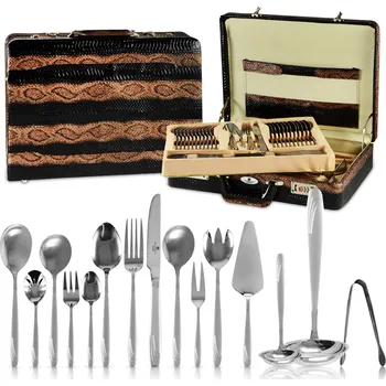 Příbor Silver Royal SR-1823M 72-dílná souprava příborů v luxusním kufříku