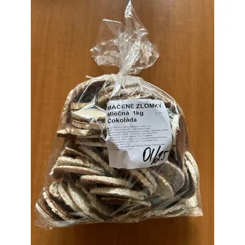 Trvanlivě pečivo RACIO Zlomky rýžové s mléčnou čokoládou (1 ks)