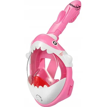 Potápěčská maska Dětská celoobličejová šnorchlovací Potápěčské Brýle OceanX ŽRALOK XS