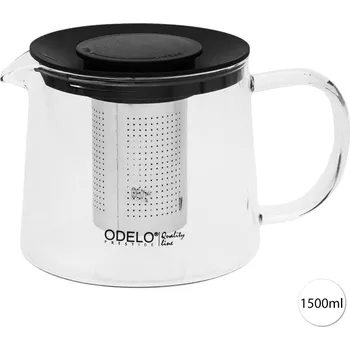 Konvice na čaj ODELO OD1995 DORA Čajník z borosilikátového skla, 1.5L