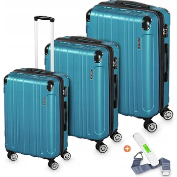 KUFR MADRID 3-DÍLNÁ SADA CESTOVNÍCH KUFRŮ TVRDÝ ABS