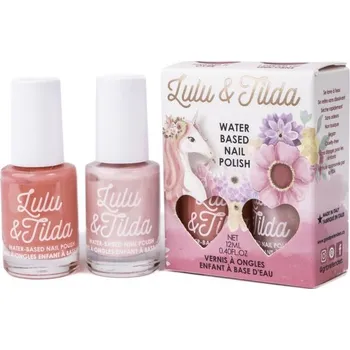 dětské šminky a malovátka Lulu and Tilda Somewhere Over the Unicorn Set (2 pcs), Washable Nail Polish