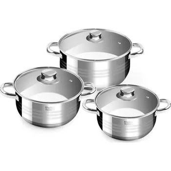 Perfect Home Sada nerezového nádobí 2/3,8/6,5L, 6ks, 14722