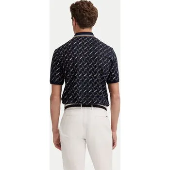 Pánské oblečení Bugatti Polokošile 8150-75032C Tmavomodrá Regular Fit 3XL