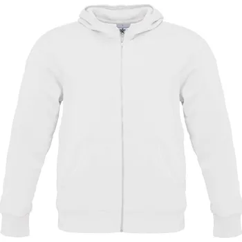 Pánská mikina B&C | Monster /men white M Mikina s kapucí