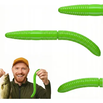 Umělá nástraha Libra Lures Fatty D'Worm 026 Hot Green 6.5