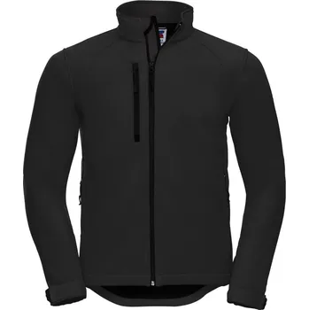 Russell Athletic | 140M black 4XL Pánská 3-vrstvá softshellová bunda