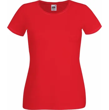 Dámské tričko F.O.L. | Lady-Fit Crew Neck T L Tričko - dámské red