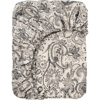 Prostěradlo IKEA RODGERSIA Prostěradlo prostěradlo 160x200 cm šedé Bavlna viskóza