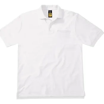 Pánské tričko B&C | Energy Pro white 4XL Polo (pracovní)