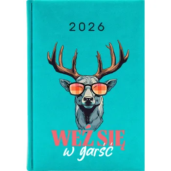 Kalendář Knižkový kalendář 2026 A5 FunnyCase modrý