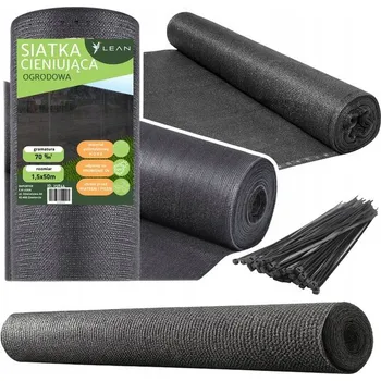 Stínící Tkanina na Oplocení, maskovací, šedá, 1,5 m x 50 m, 70 g/m²