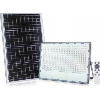 LED reflektor 200W se solárním panelem a dálkovým ovládáním