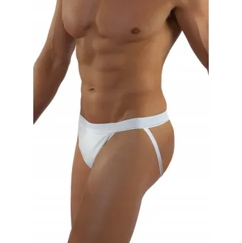 Slipy Pánské slipy Jockstrap, sexy a pohodlné, nízký pas, bílé Sesto Senso *L