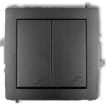 vypínač Schodišťový vypínač pod omítku Karlik grafitový 11DWP-33