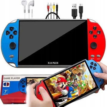 PŘENOSNÁ HERNÍ KONZOLE PSP 2000+ SE 7" DISPLEJEM A 16GB PAMĚTÍ + PŘEDINSTALOVANÉ HRY