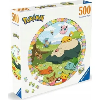 Puzzle Puzzle Ravensburger Pokémon postavy 500 dílků