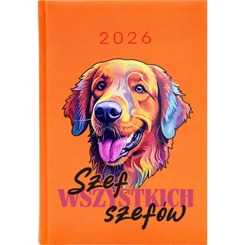 Kalendář Knižkový kalendář 2026 A5 FunnyCase oranžový