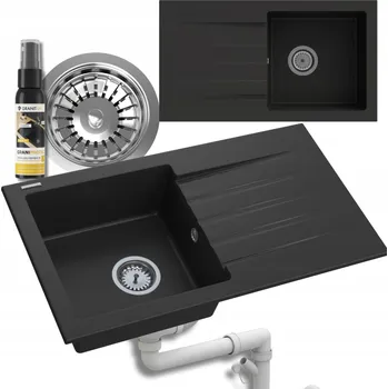Granitový dřez Jednodřez granitový Granitan černý