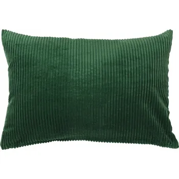 Povlak na polštářek IKEA ASVEIG Dekorační povlak na polštář, tmavě zelený manšestr, 40x58 cm