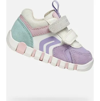 Dívčí tenisky Geox Dívčí Fialové dívčí tenisky pro první krůčky Geox Iupidoo Fialová 26 (3002324)