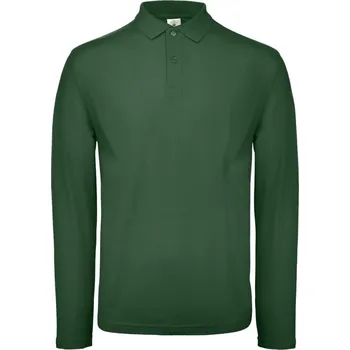 Pánské tričko B&C | ID.001 LSL bottle green 4XL Polo