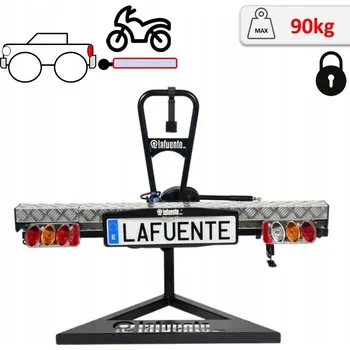 Box na tažné zařízení Lafuente Nosič motocyklu na tažné zařízení
